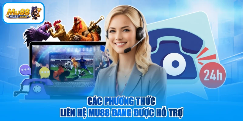 Các phương thức liên hệ MU88 đang được hỗ trợ